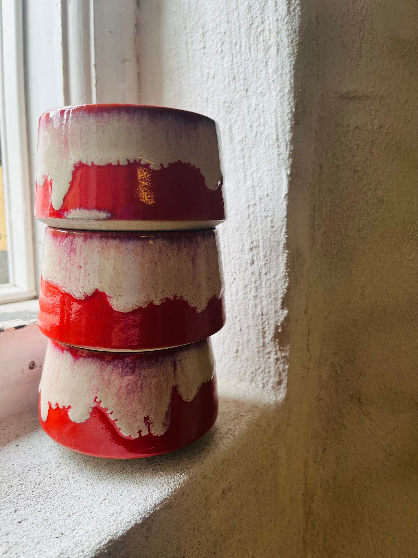Red cup without handle