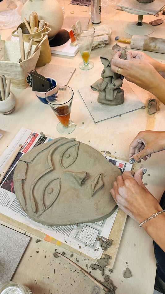 Clay&Wine sculptures and vases 30.1