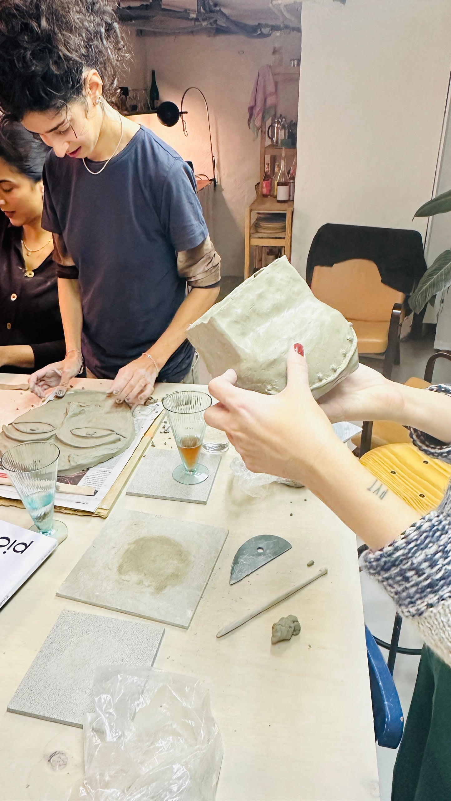 Clay&Wine sculptures and vases 30.1