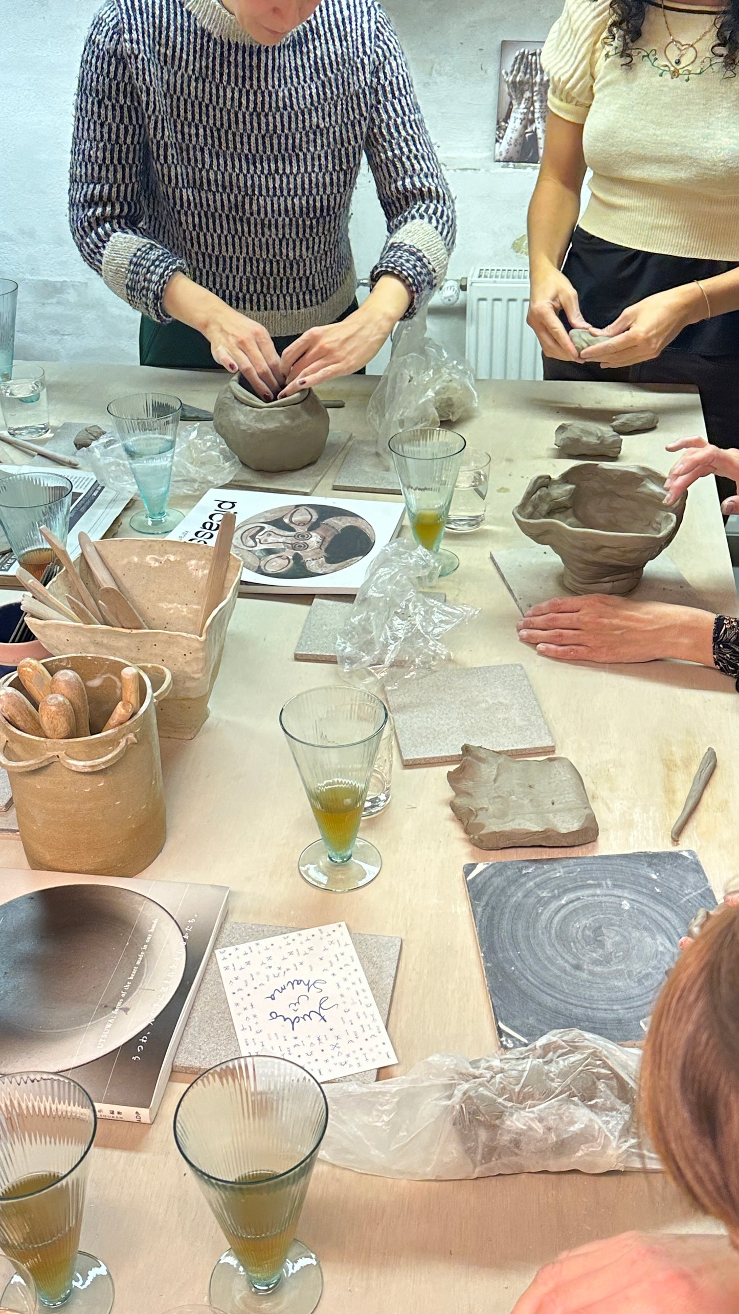 Clay&Wine sculptures and vases 30.1