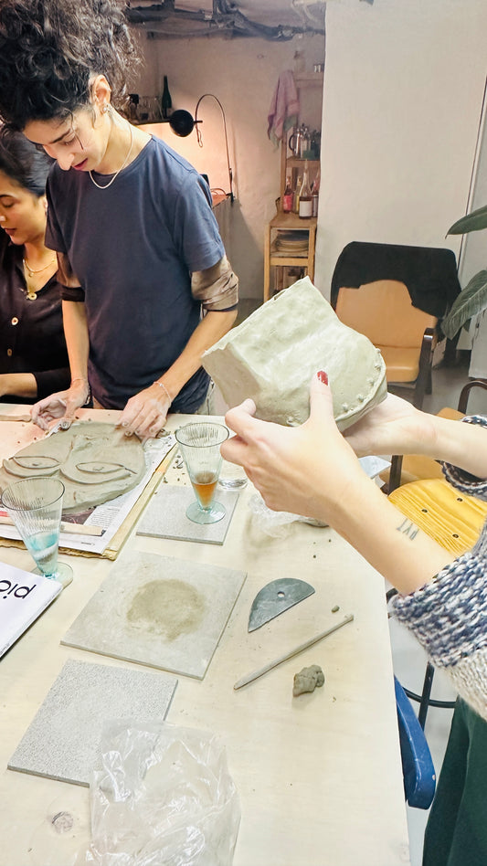 Clay&Wine sculptures and vases 27.2